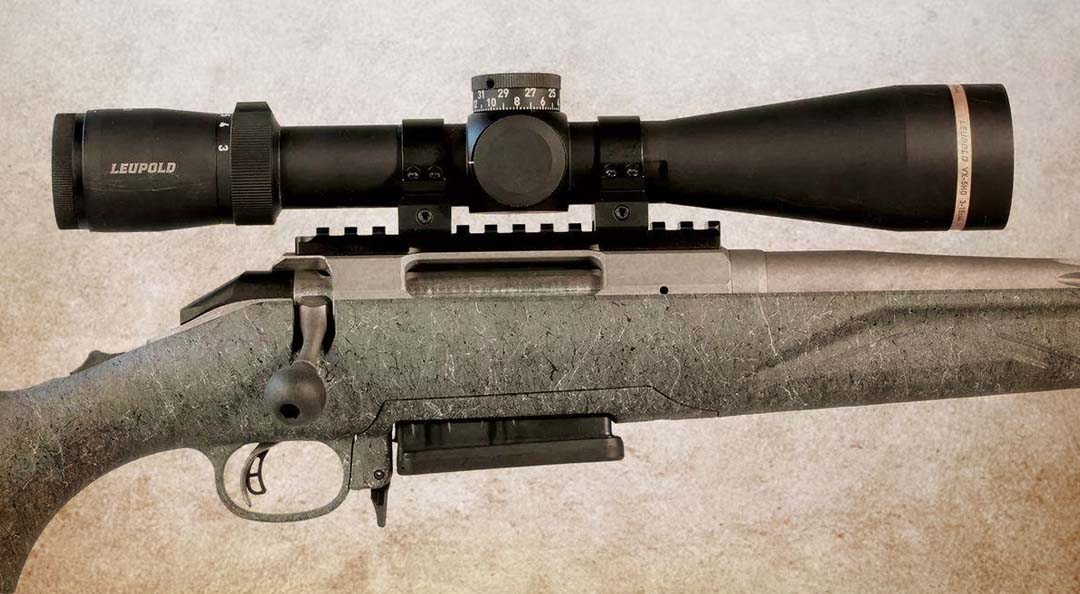 A Close Shot of added scope on a shotgun